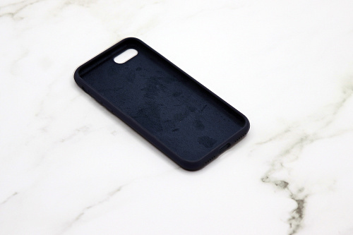 Чехол - накладка для iPhone 7/8/SE (2020), Silicon Case, без лого, темно-синий