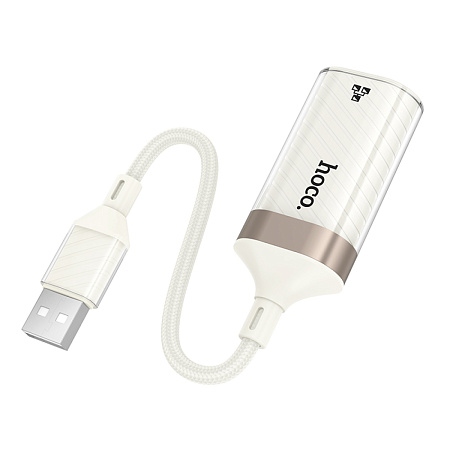 USB интернет адаптер, 100 Mbps, UA41, HOCO, цвет абрикосовый