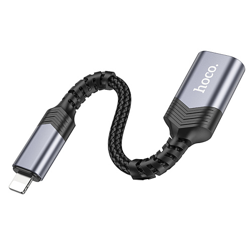 Переходник с Lightning (папа) на USB-A (мама), HOCO, UA24
