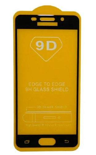Защитное стекло на Samsung A510F, Galaxy A5 (2016), 9D, черный, X-CASE
