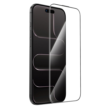 Защитное стекло для iPhone 17 Air, G16, HOCO, Guardian shield series full-screen 5D large arc tempered glass, черное