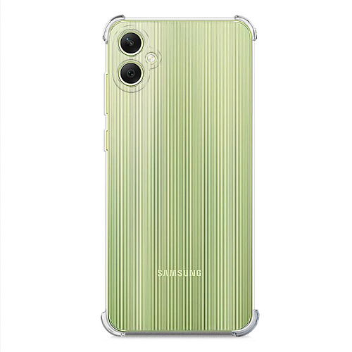 Чехол силиконовый для Samsung Galaxy A05, усиленные края с защитой камеры, X-CASE, прозрачный