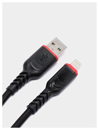 USB дата кабель Lightning, HOCO, X59, черный