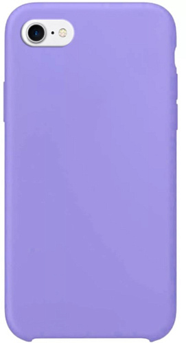 Чехол - накладка для iPhone 5/5S/5SE, Silicon Case, сиреневый