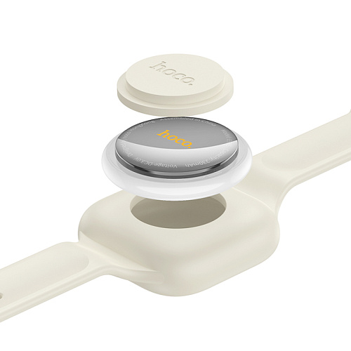 Устройство для поиска вещей E91E, синхронизация с IOS, Носо, белый с серым браслетом на руку