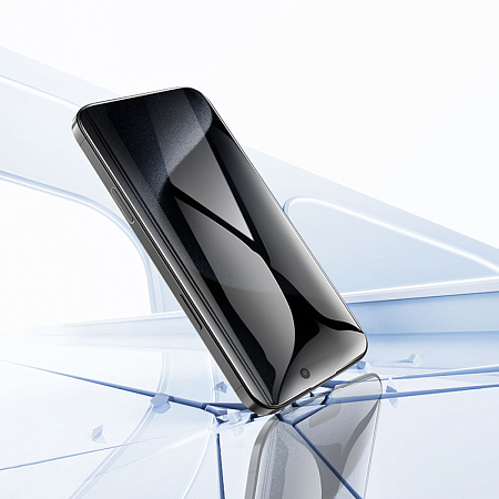 Защитное стекло для iPhone 16 Pro, A34 Plus, HOCO, Антишпионское стекло, черное