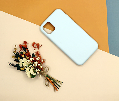 Чехол - накладка для iPhone 11, Silicon Case, без лого, небесно-голубой