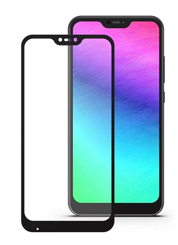 Защитное стекло на Huawei Mate 20 PRO, Silk Screen 2.5D, черный, X-CASE