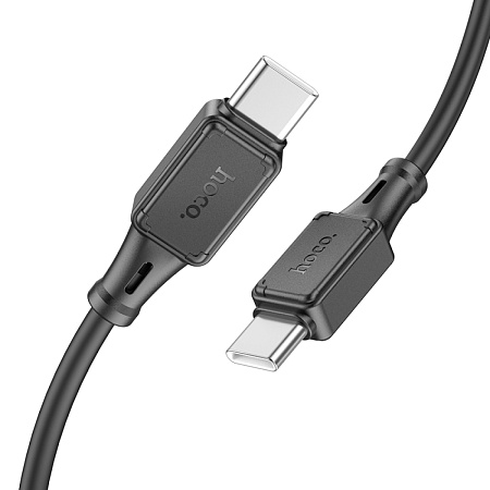 Кабель Type-C на Type-C, HOCO, X101, 1м, 60W, черный