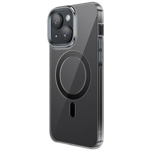 Чехол для iPhone 15, PC, Магнитный (MagSafe), AS3, HOCO, черный