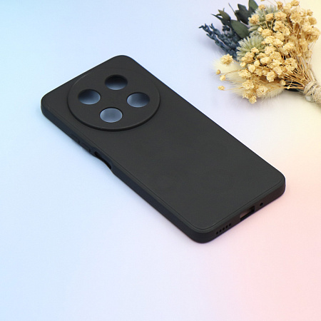 Чехол силиконовый для Huawei Nova 13i, с микрофиброй внутри, с защитой камеры, X-CASE, черный