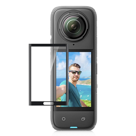 Защитное стекло для экрана экшн камеры Insta360 X5/X4, PULUZ