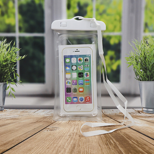 Чехол универсальный влагоустойчивый с надувным бортиком, белый