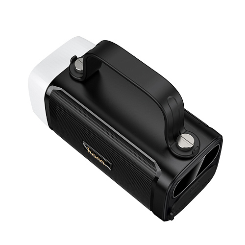 Универсальный Доп. Аккумулятор 40000mAh, J174, HOCO, выход: 1 USB (22.5), 1 PD (20W), с двумя лампами, черный