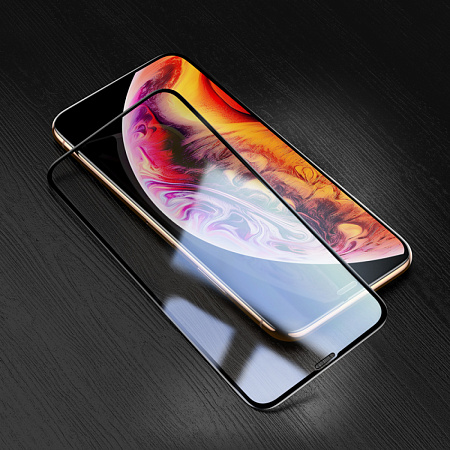 Защитное стекло на iPhone X/XS/11 Pro (G7), HOCO, Full screen HD tempered glass, черное