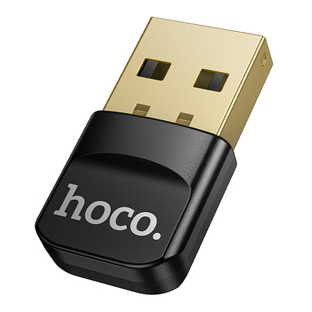 USB Bluetooth адаптер (BT 6.0), UA100, HOCO, черный