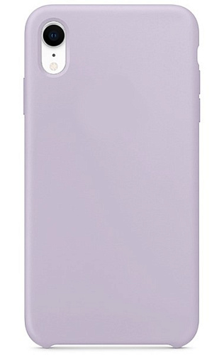 Чехол - накладка для iPhone XR, Silicon Case, светло-сиреневый