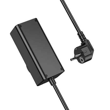 Сетевой фильтр на 1 розетка+1 USB+3 PD (67W), 2м, NS9, HOCO, черный