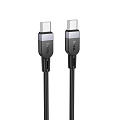 Кабель Type-C на Type-C, HOCO, X109, силиконовый, 2м, 60W, черный
