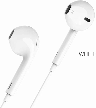 Проводные наушники M80 Original series earphones, HOCO, белые