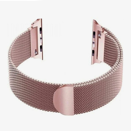 Ремешок на руку для Apple Watch 44/45/46/49 мм, HOCO, WA03, Milanese loop, розовое золото