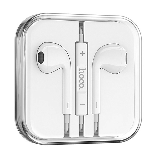 Проводные наушники M80 Original series earphones, HOCO, белые