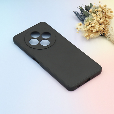 Чехол силиконовый для Xiaomi Redmi 14C (4G)/Redmi 14R (5G)/Poco C75 (4G)/A4/A3 Pro, c защитой камеры, X-CASE, черный