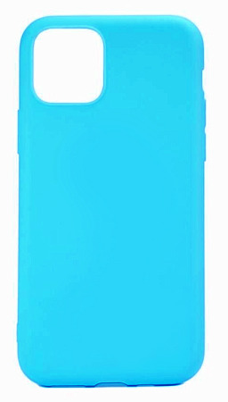 Чехол - накладка для iPhone 13, Silicon Case, без лого, голубой