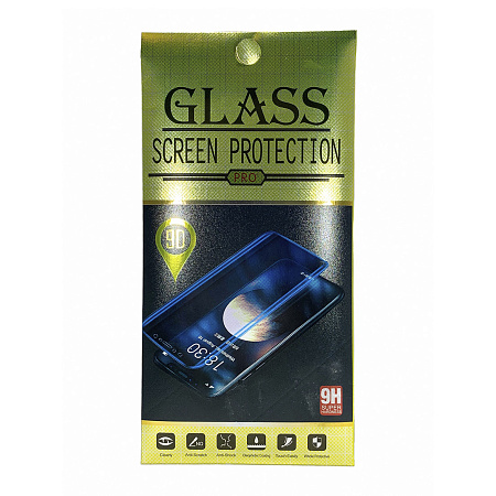 Защитное стекло на Realme 6 Pro/X50/X3, 9D, прозрачное с черной рамкой, X-CASE