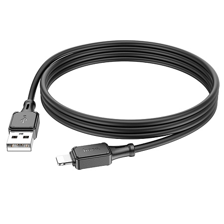 USB дата кабель Lightning, HOCO, X101, 1M, черный