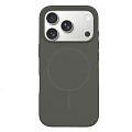 Чехол-накладка для iPhone 17 Pro, Silicon Case, магнитный (MagSafe), без лого, X-CASE, серый