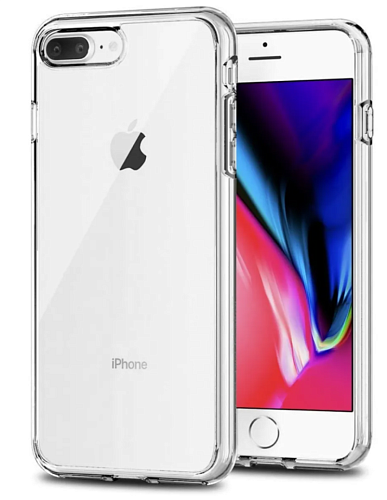 Чехол силиконовый для iPhone 7 Plus/8 Plus, X-CASE, прозрачный