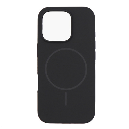Чехол-накладка для iPhone 16 Pro, Silicon Case, магнитный (MagSafe), без лого, X-CASE, угольно-серый