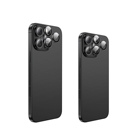 Защитное стекло для iPhone 16 Pro/16 Pro Max, V14, HOCO, на заднюю камеру, черный