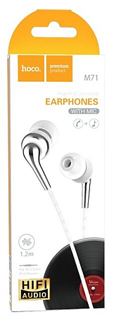   M71 Inspiring universal earphones with mic, HOCO,   , 