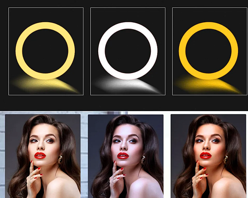 Кольцо для селфи 26см разноцветное, MJ26