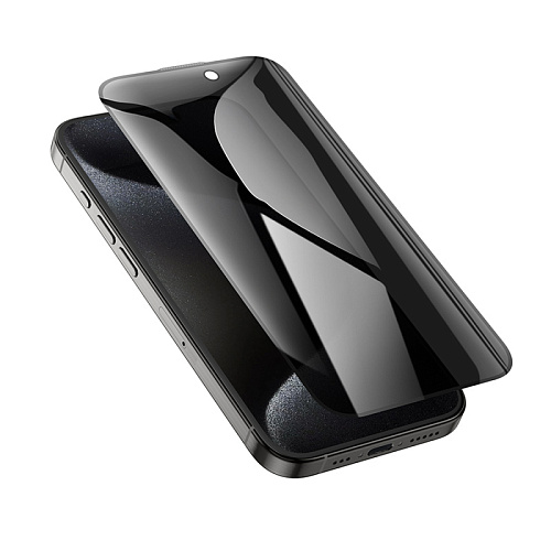 Защитное стекло для iPhone 15 Pro Max, A38, HOCO, 360-degree Privacy, черное