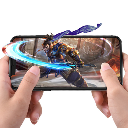 Защитное стекло на iPhone X/XS/11 Pro (G7), HOCO, Full screen HD tempered glass, черное