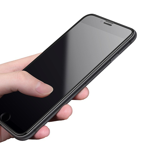 Защитное стекло на iPhone 6/6S(SP9), HOCO, закруглённое, черное