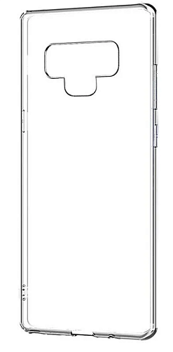 Чехол силиконовый для Samsung N960, Galaxy Note 9, X-CASE, прозрачный
