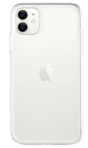 Чехол силиконовый для iPhone 11 (6.1), X-CASE, прозрачный