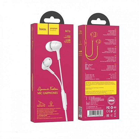   M76 Maya universal earphones, HOCO,   , 