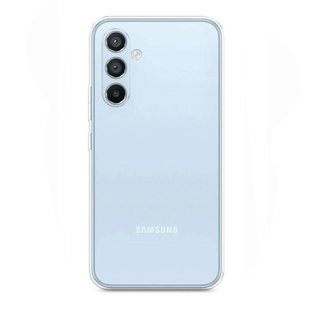 Чехол силиконовый для Samsung Galaxy A15 (4G), с защитой камеры, X-CASE, прозрачный
