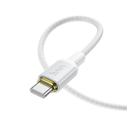 Кабель Lightning to Type-C (PD), HOCO, X128, 1м, 30W, белый