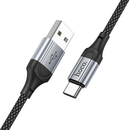 USB Кабель Type-C, HOCO, X102, 1м, черный