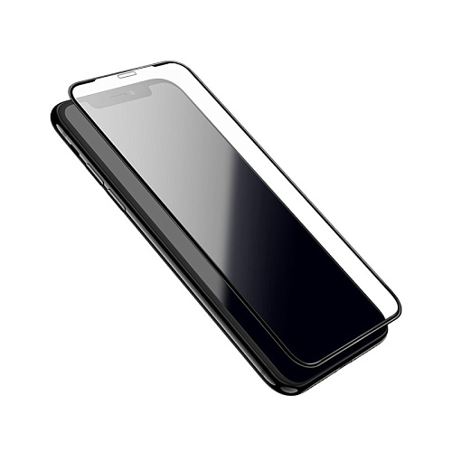Защитное стекло на iPhone X/XS/11 Pro (G1), HOCO, Flash attach full screen, черное
