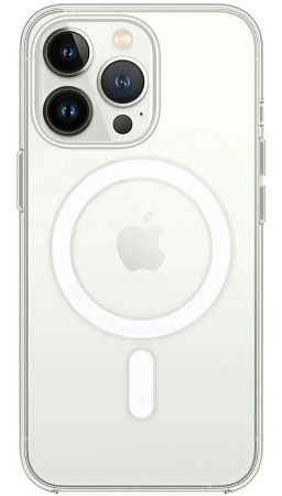 Чехол силиконовый для iPhone 14 Pro Max (6.7), Магнитный (MagSafe), X-CASE, прозрачный