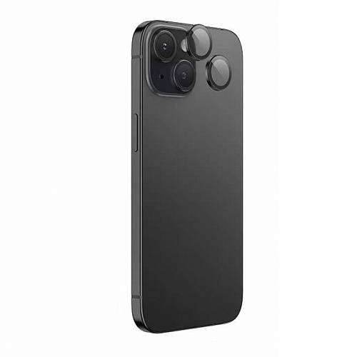 Защитное стекло для iPhone 15/15 Plus, V13, HOCO, на заднюю камеру, черный