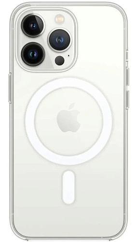 Чехол силиконовый для iPhone 14 Pro Max (6.7), Магнитный (MagSafe), X-CASE, прозрачный