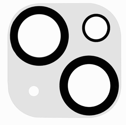 Защитное стекло на iPhone 13 (6.1)/13 mini (5.4) G13, HOCO, на заднюю камеру, черное